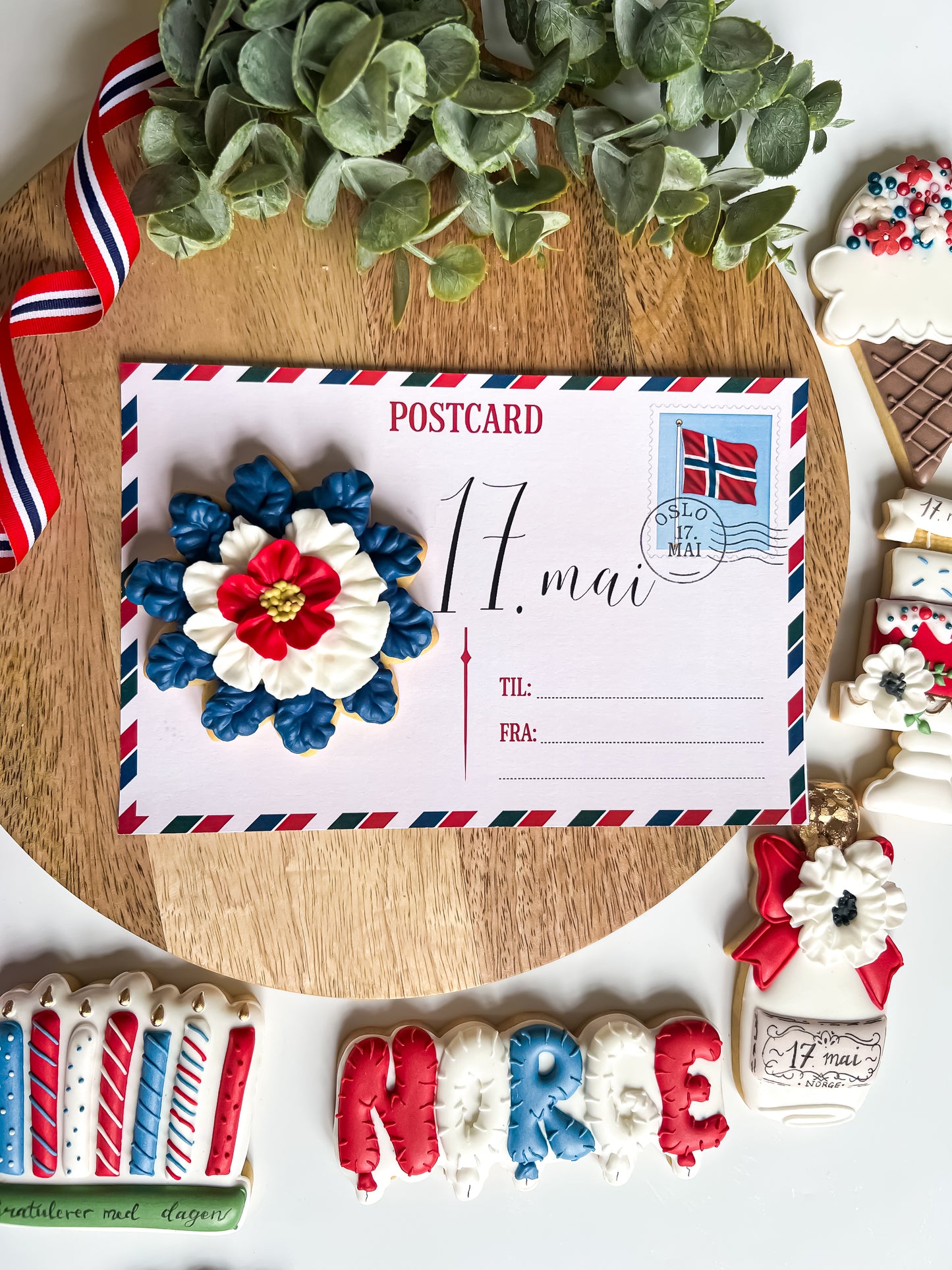 17. mai rosett Kjeks