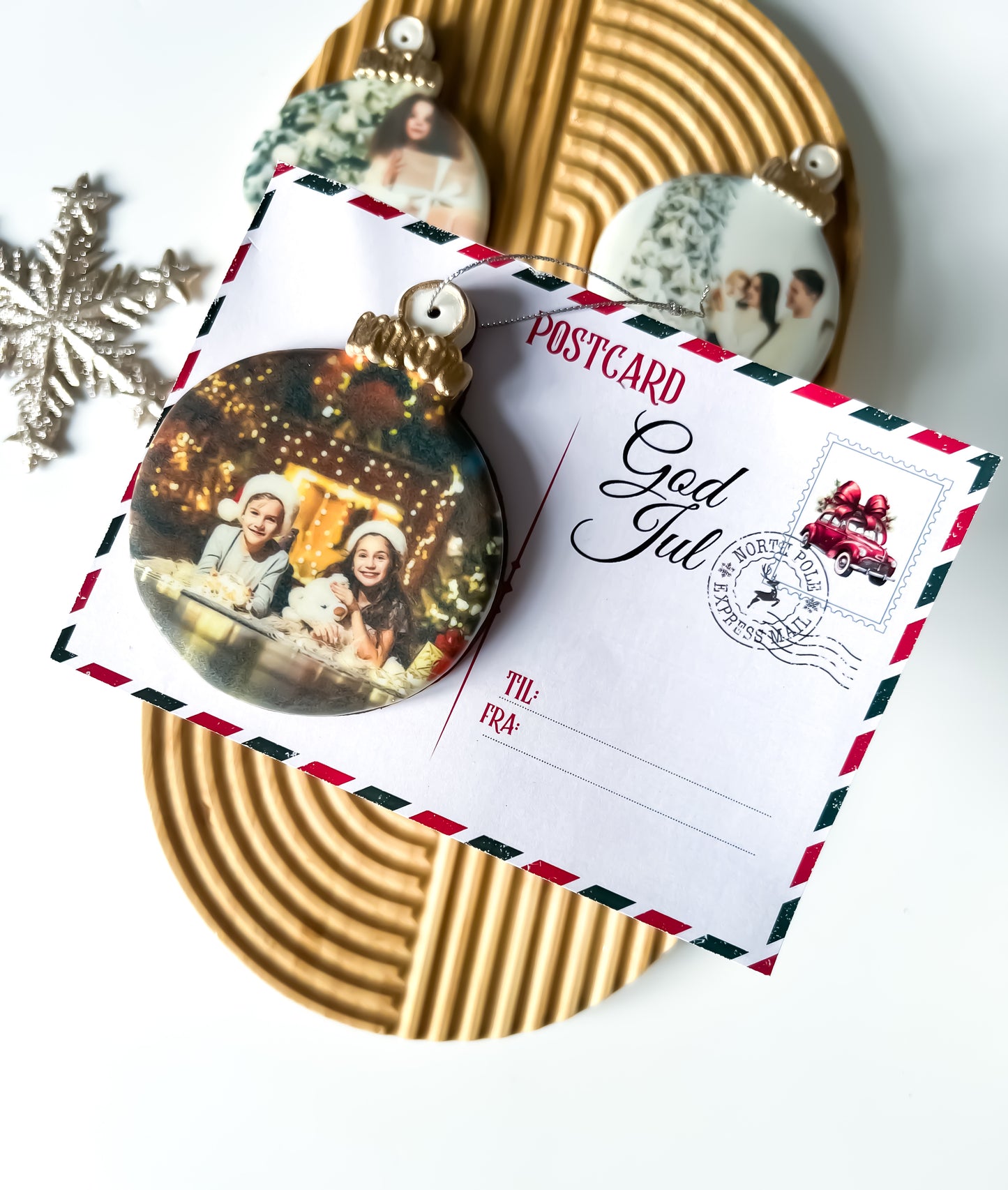 Julekjeks Personlige julekuler med eget bilde