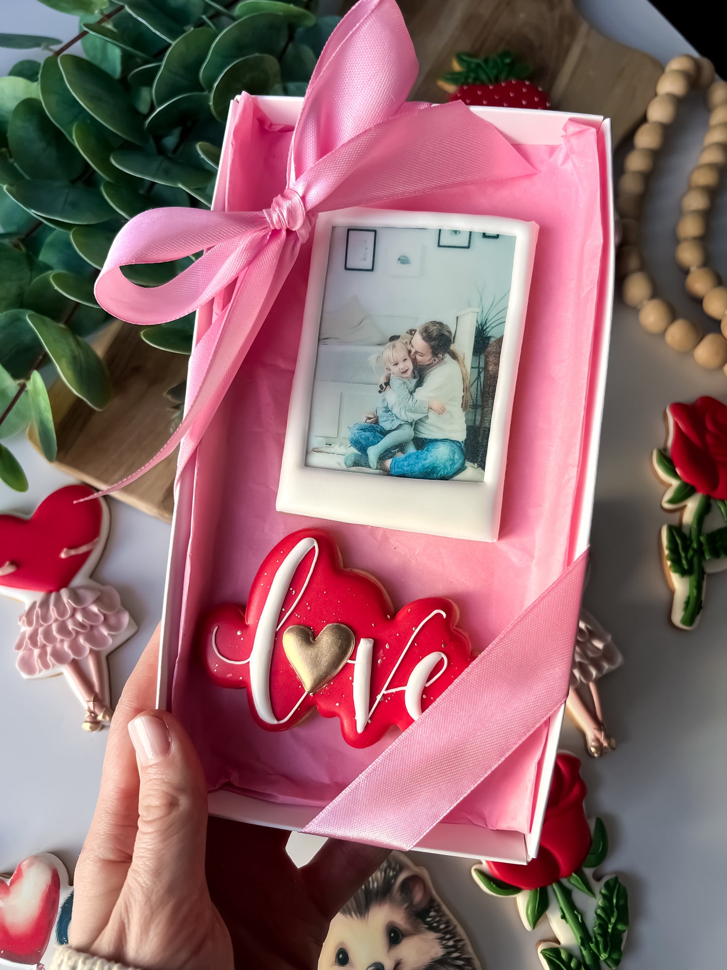Valentineskjeks Instax bilde