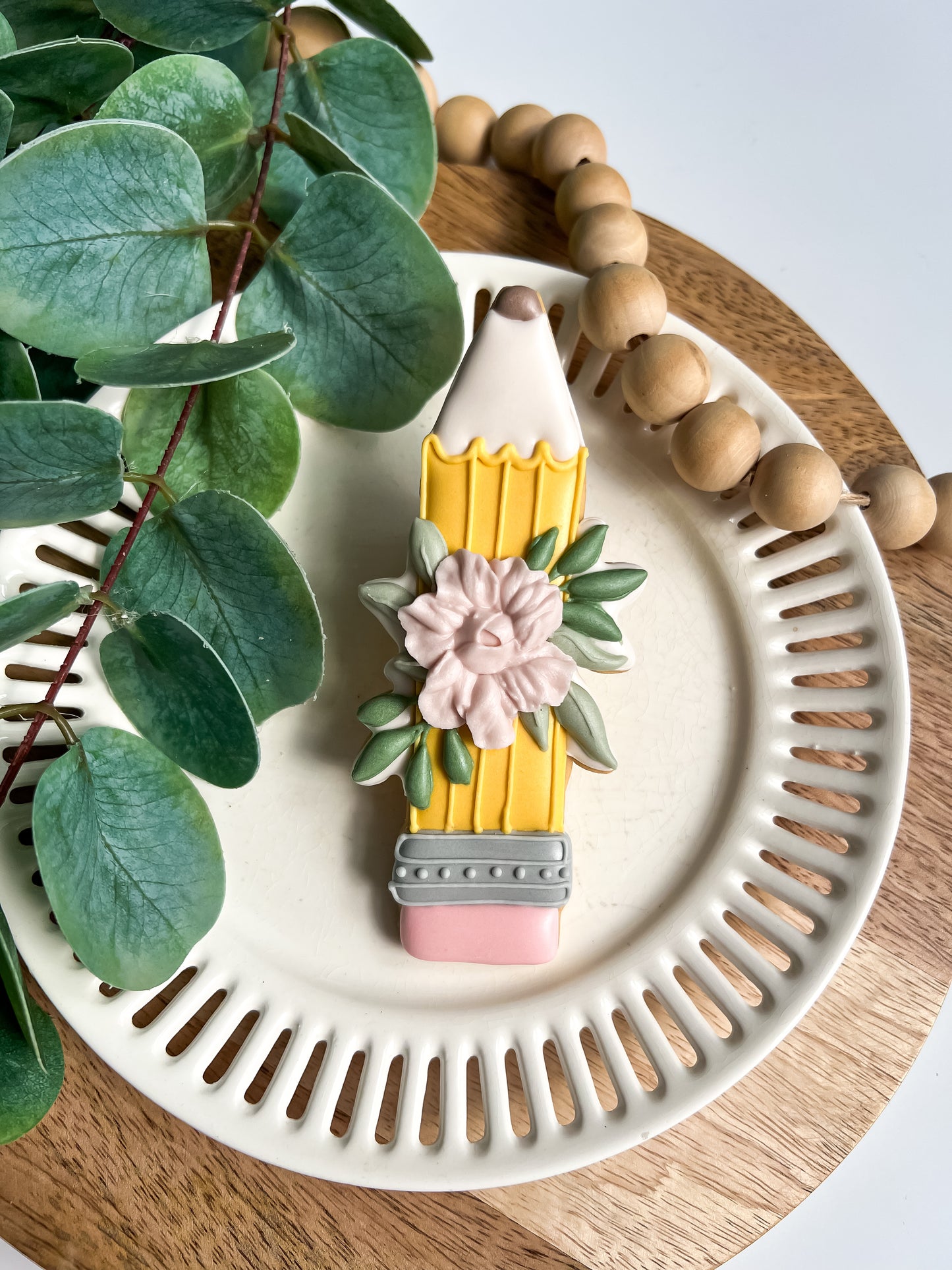Blyant med blomster Kjeks