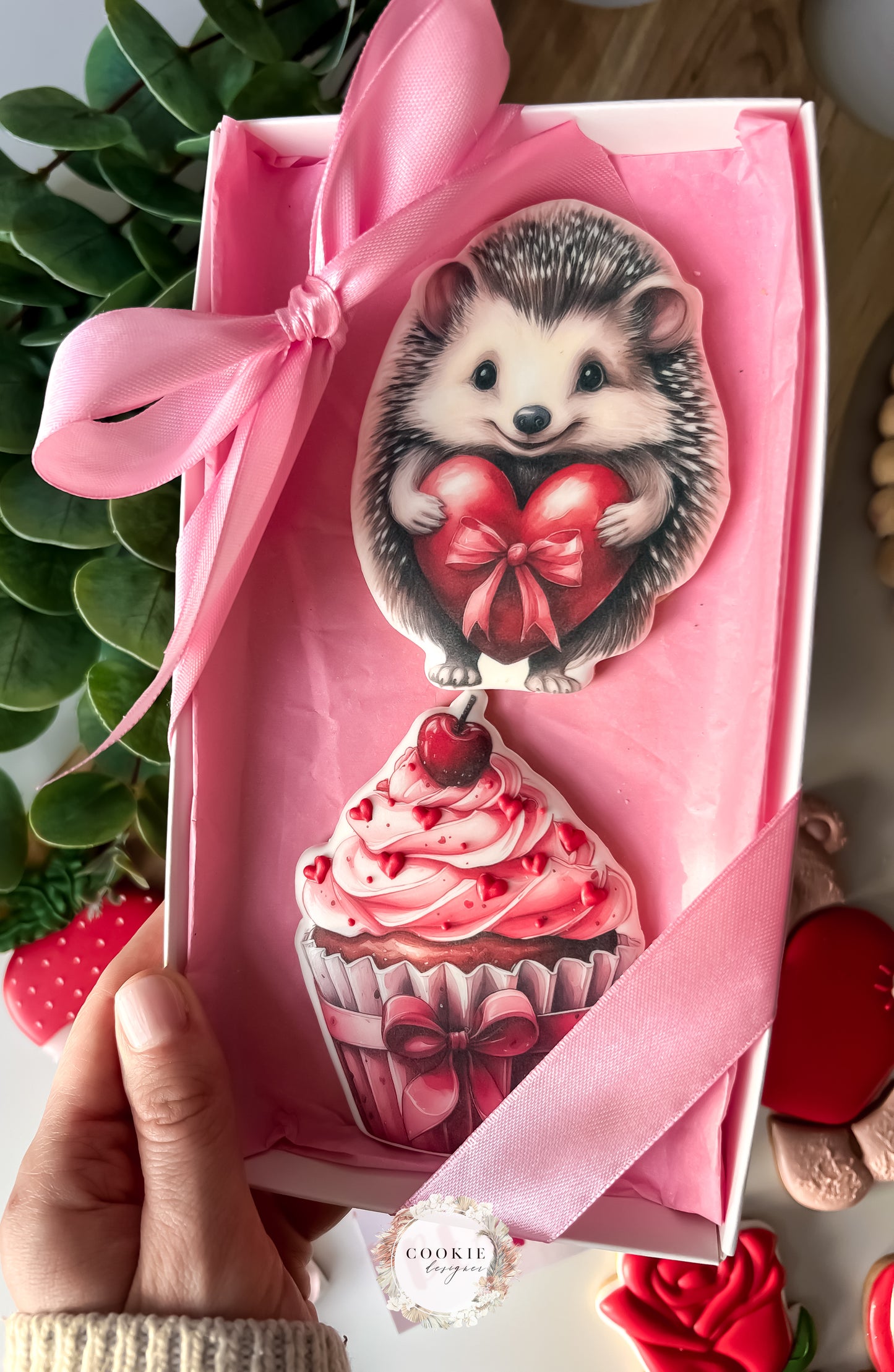 Valentinskjeks Pinnsvin med hjerte