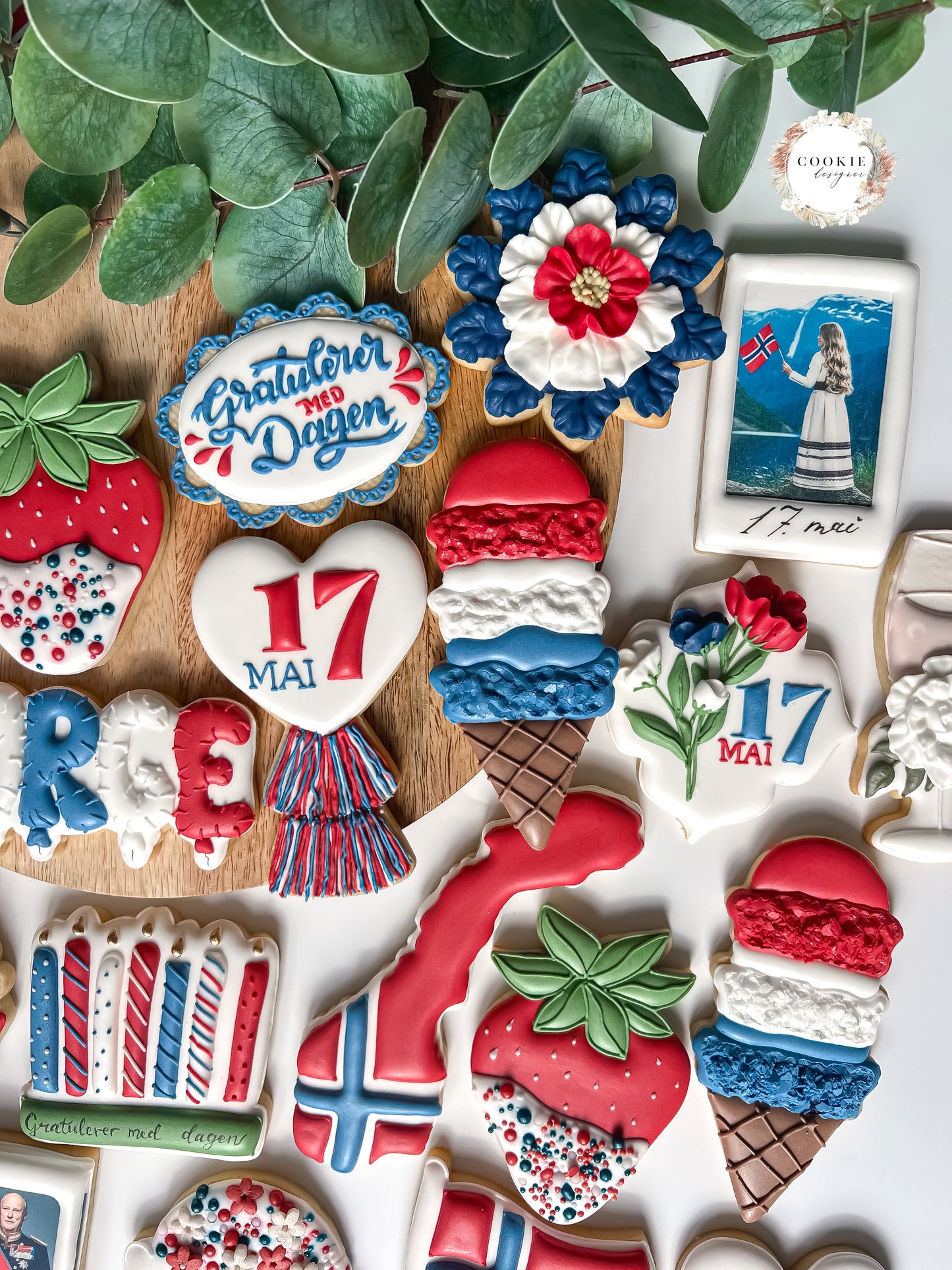 kjeks kake cookies 17 mai norge