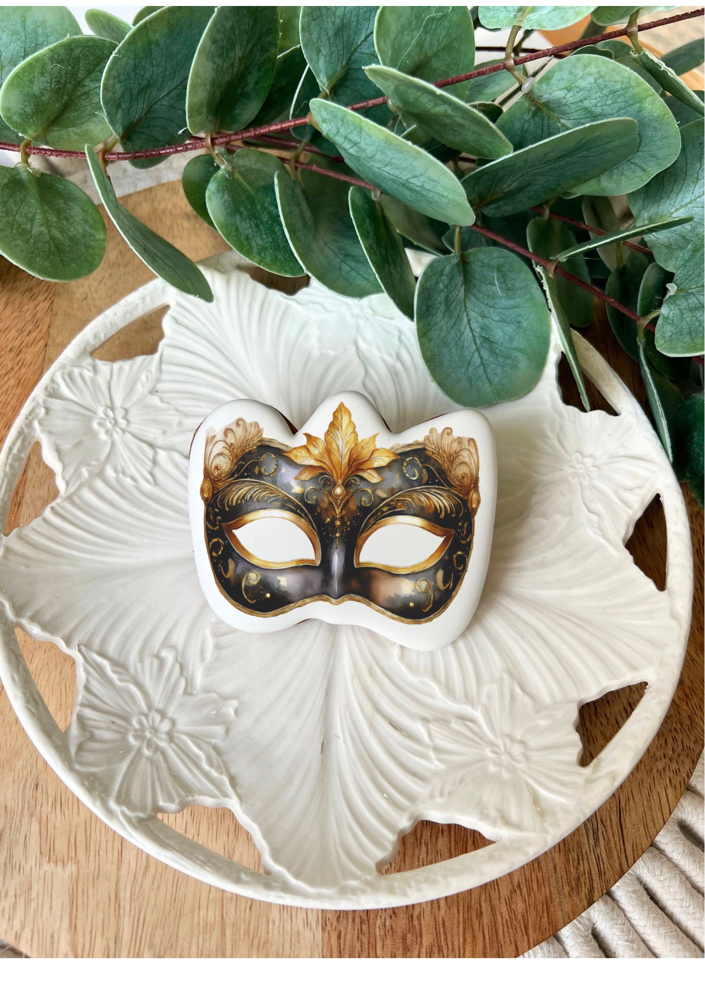 Nyttårskjeks Maskerade Mask