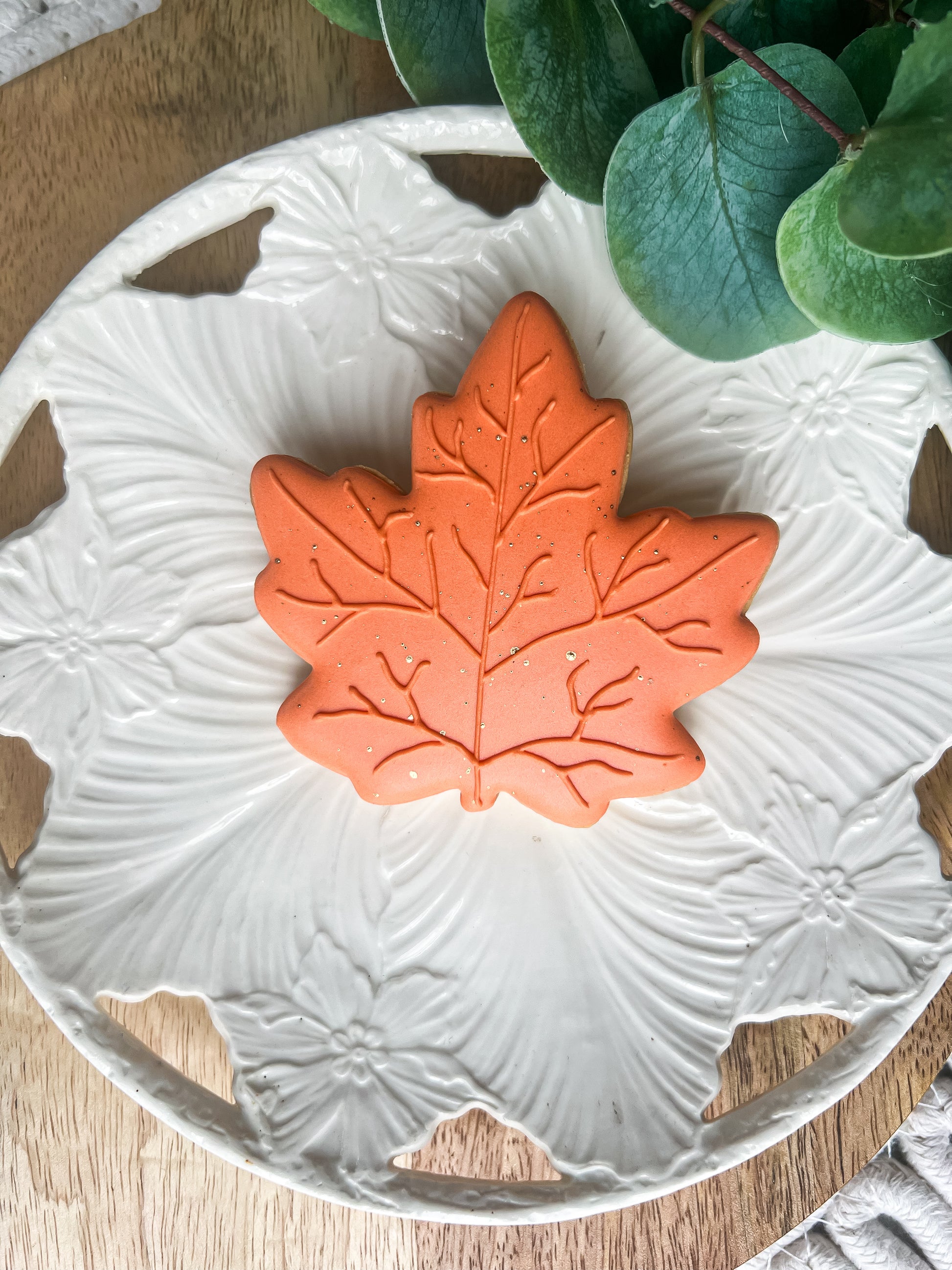 høstblad kjeks cookies