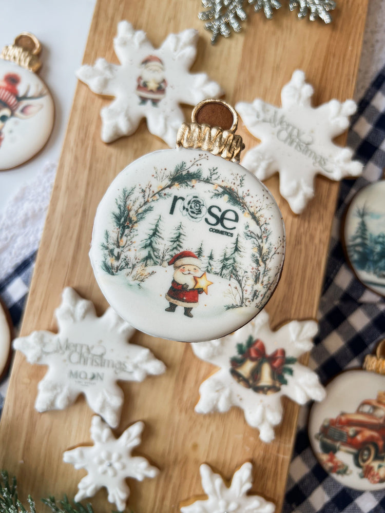 Bedrift Cookies Julekjeks med logo