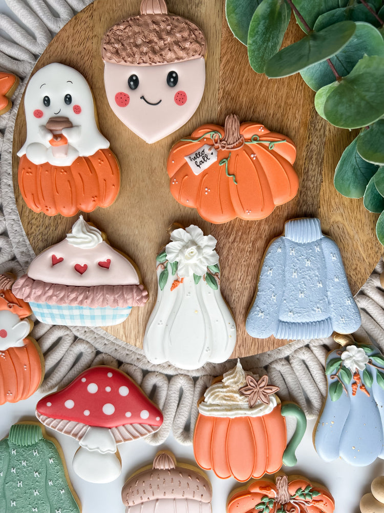 halloween høst cookies kjeks gresskar 