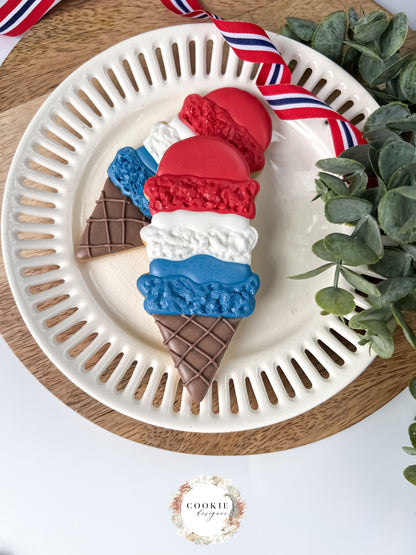 cookies til 17 mai kake kjeks is rødt hvitt blå oslo