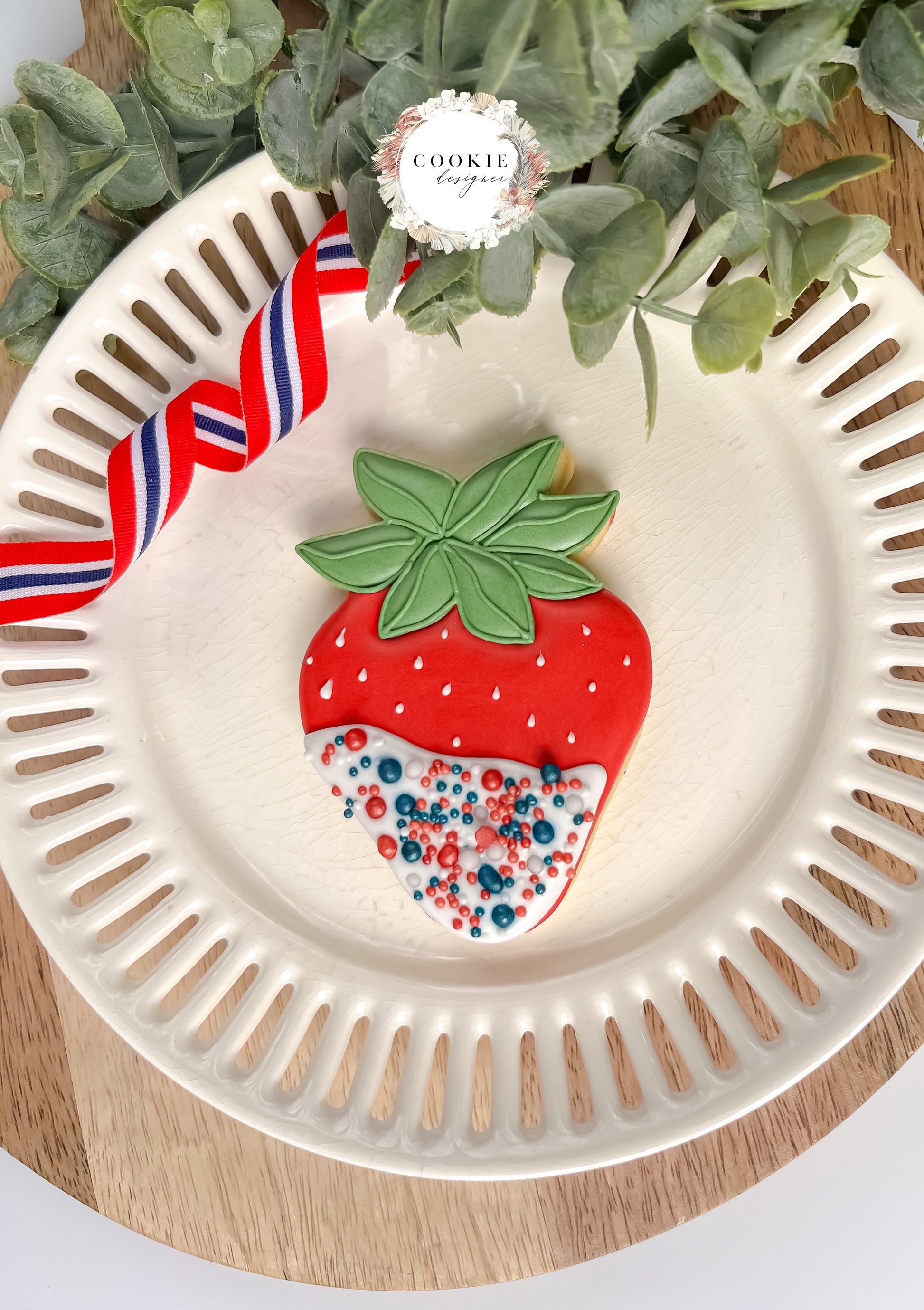 jordbær kjeks cookies 17 mai 