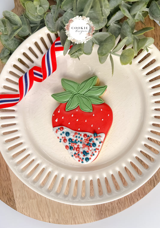 jordbær kjeks cookies 17 mai 