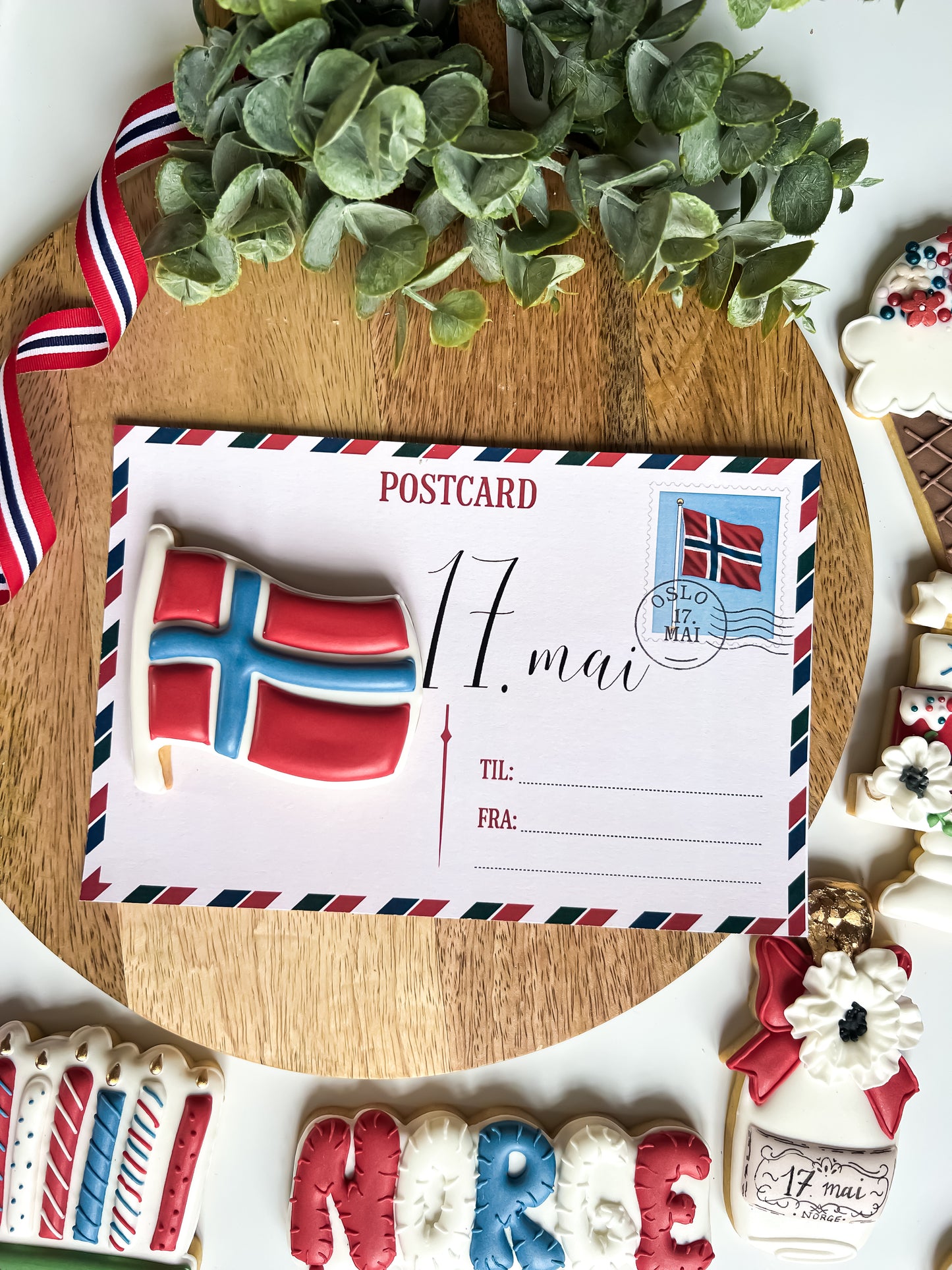 Norsk flagg Kjeks