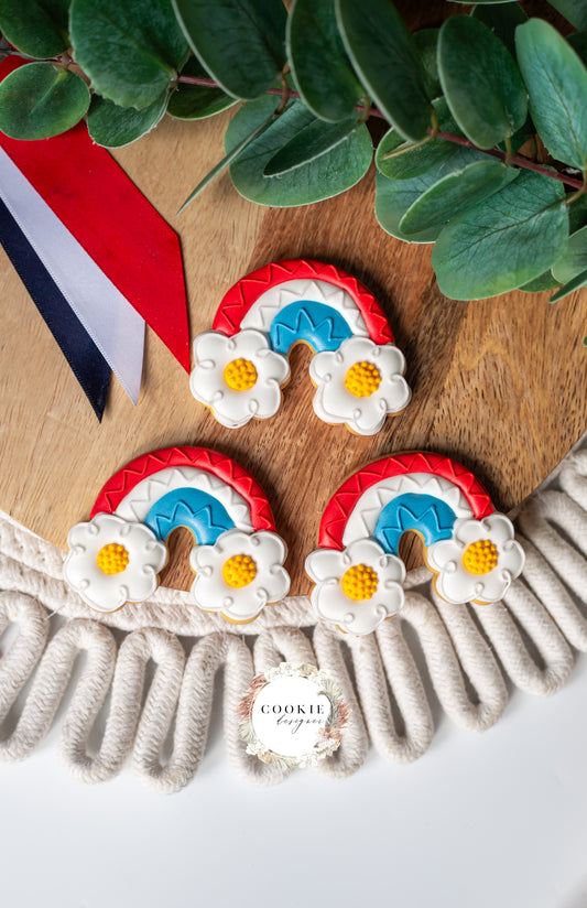 17. mai cookie - regnbue