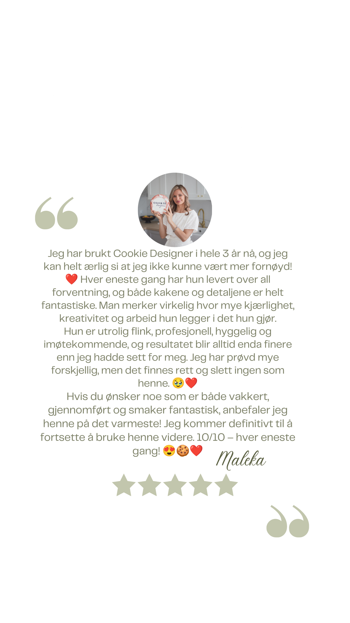 Customer review 1