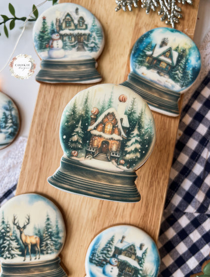 Julekjeks Snøkule 6 stk