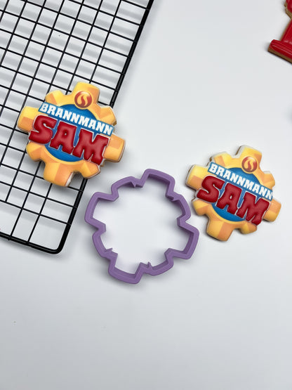 Utstikker Brannmann Sam logo