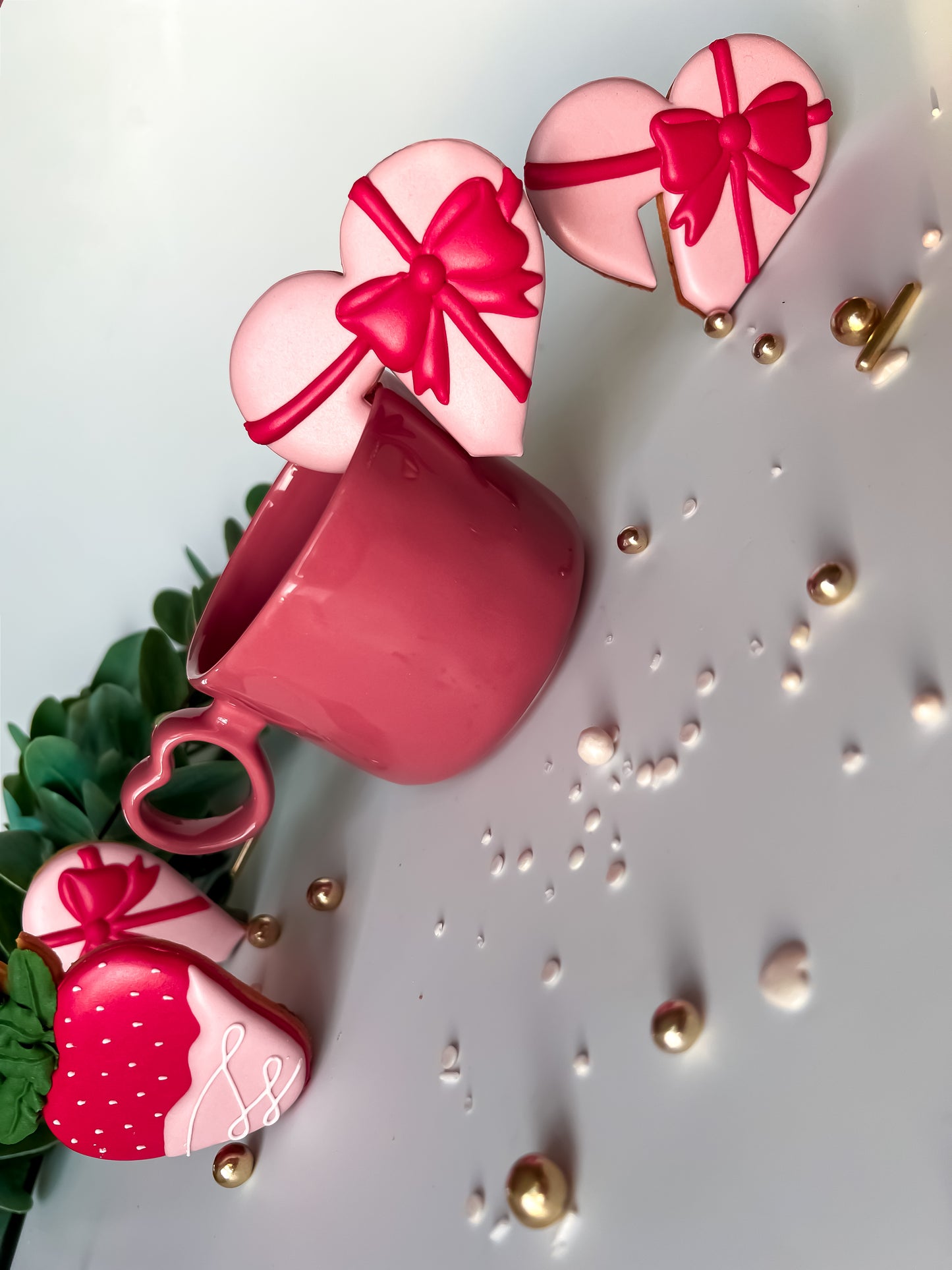Valentineskjeks Hjerte på kopp