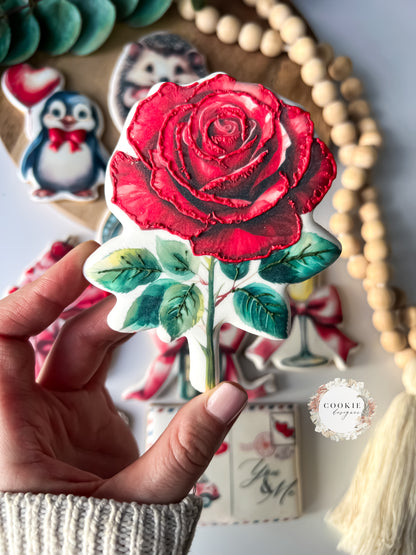 Valentineskjeks Rose nr 2
