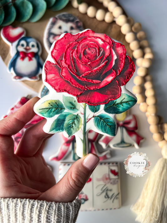 Valentineskjeks Rose nr 2