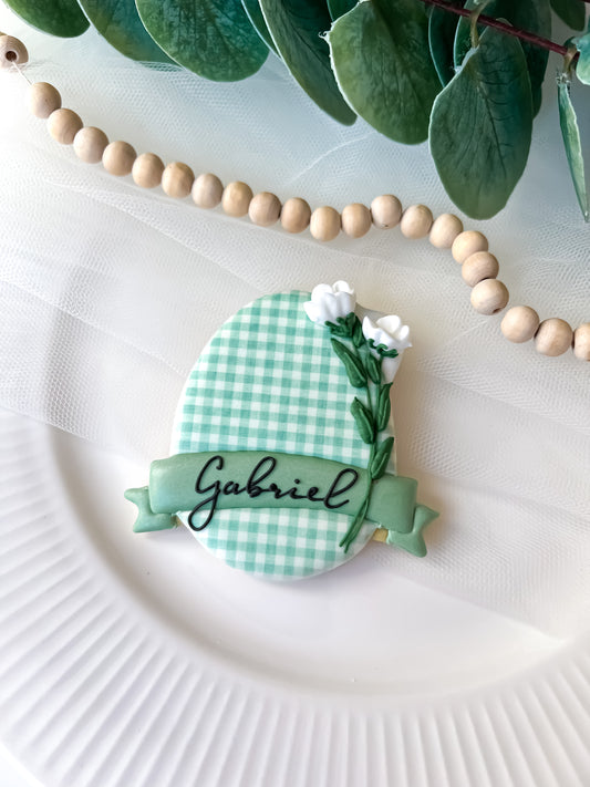 Utstikker Påskeegg med blomster