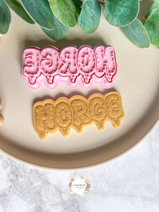 NORGE Ballonger Utstikker + Stempel - Utstikkersett 17.Mai