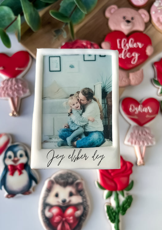 Valentineskjeks Instax bilde