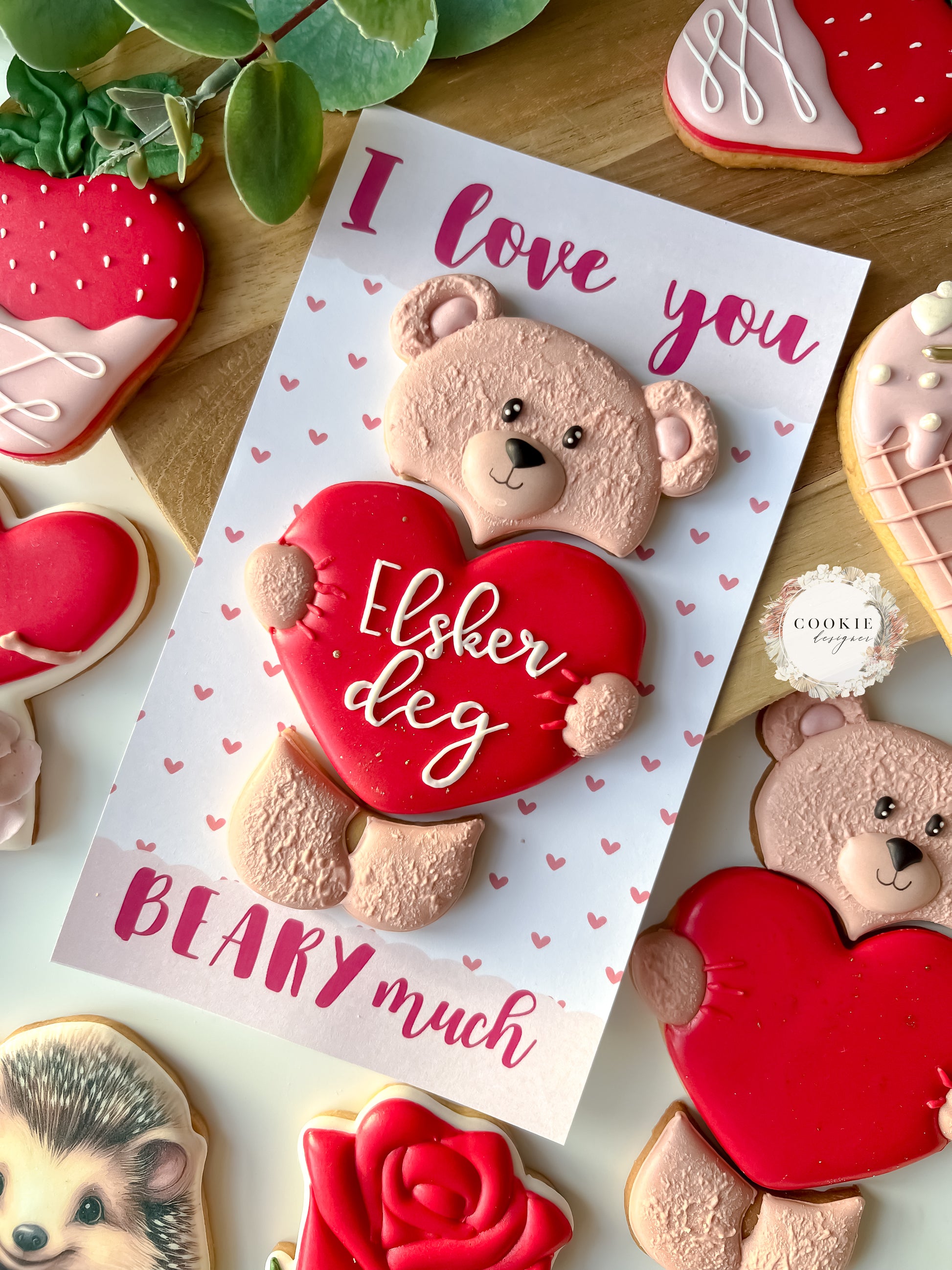 Valentinsdagen, kjærlighet, hjerte, unik gave, håndlaget, personlig, kort, småkake, kjeks, overraskelse, søtt, dekorativ, til noen du er glad i, perfekt gave, bestill nå, forhåndsbestilling.