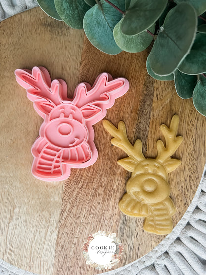 Reinsdyr Stempel + Utstikker - Utstikkersett