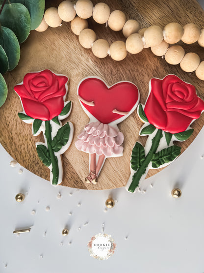 Valentineskjeks Rose