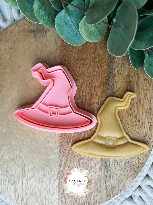 Hekse­hatt Stempel + Halloween Utstikker - Utstikkersett