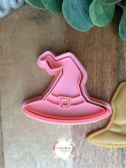 Hekse­hatt Stempel + Halloween Utstikker - Utstikkersett