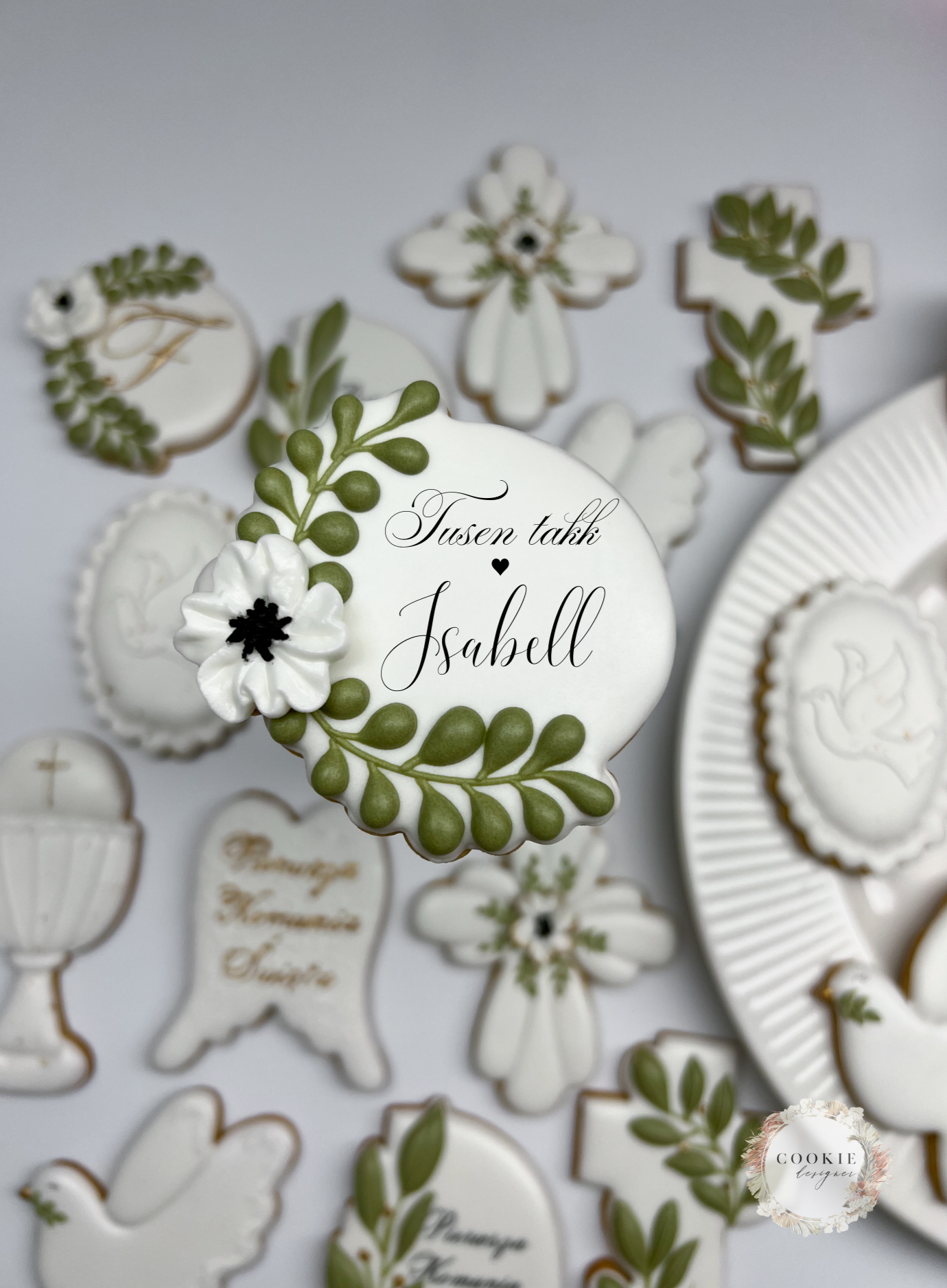 tusen takk konfirmasjon cookies