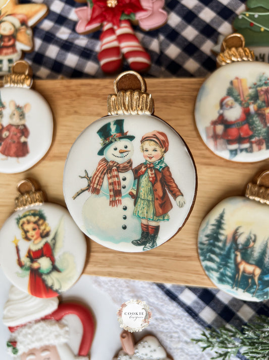 snømann kjeks cookies jul