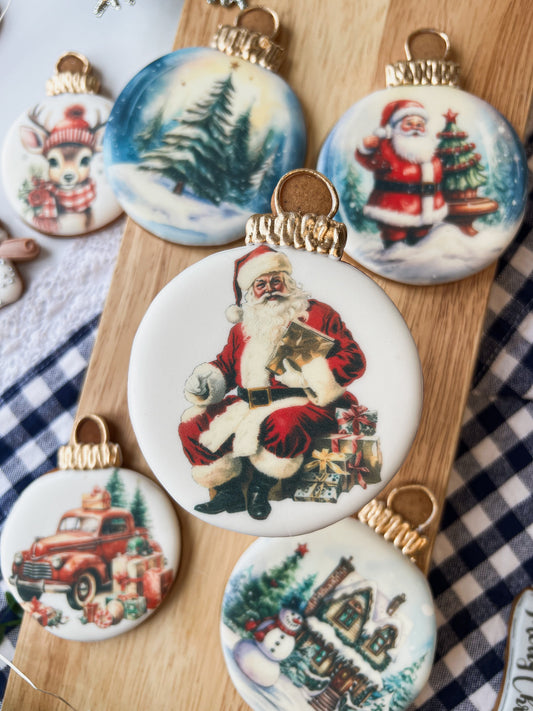 vintage julenisse kjeks cookies