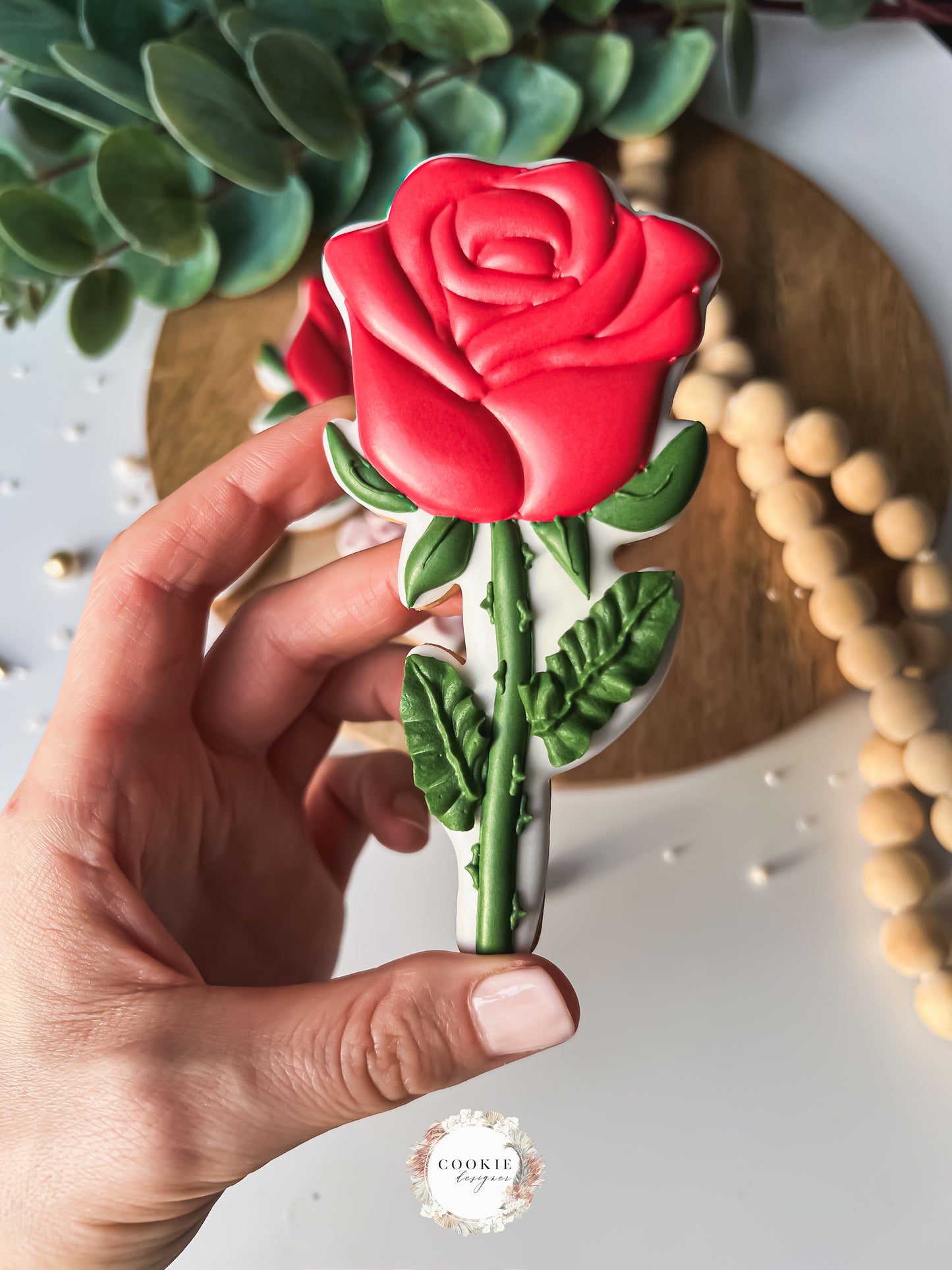 Valentineskjeks Rose