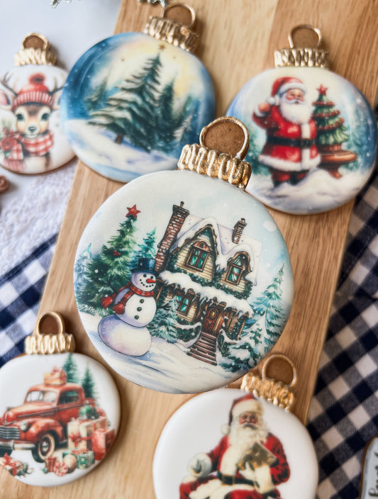 snømann kjeks cookies snowman 