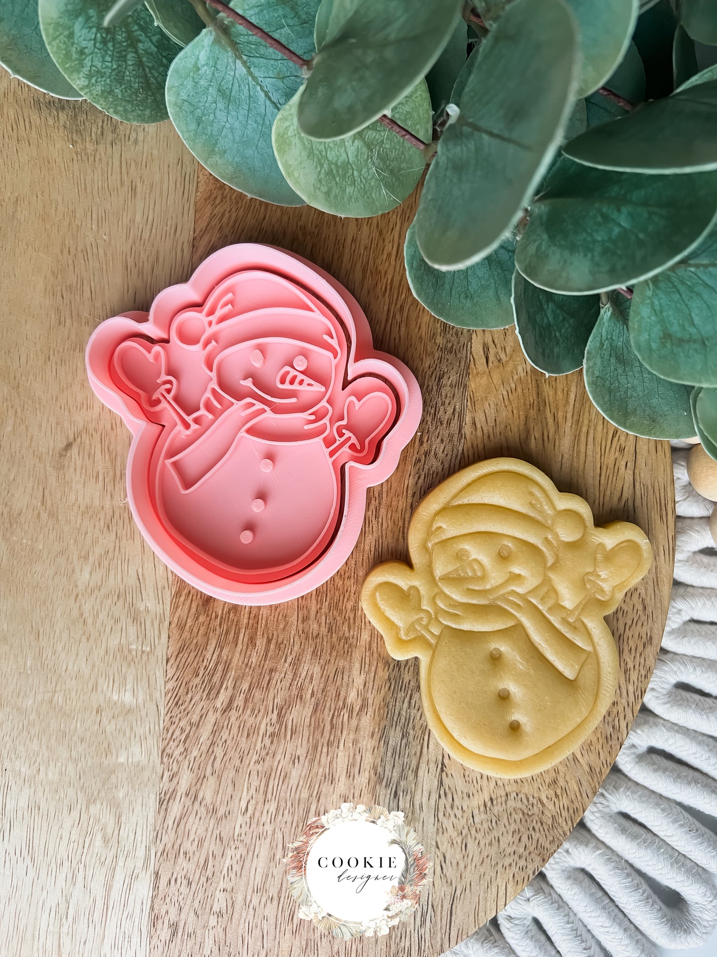 Snømann cacas kjeks cookies 