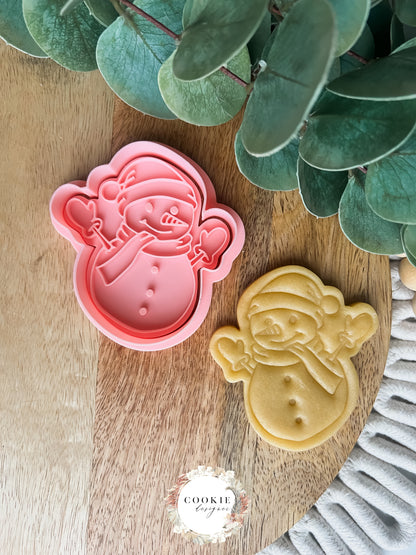 Snømann cacas kjeks cookies 