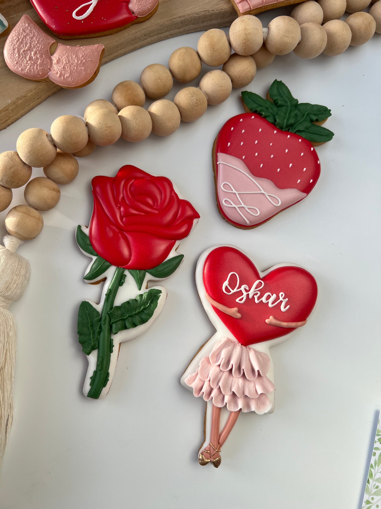 Valentineskjeks Jente med hjerte