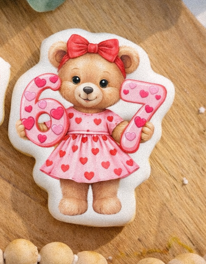 Valentineskjeks Teddy Bears 6-7