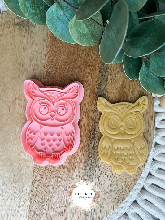 Ugle Stempel + Utstikker - Utstikkersett