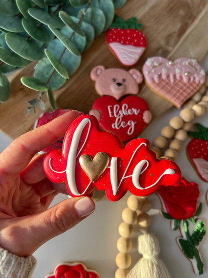 valentinsdagen valentines day cookies kjeks valentineskjeks