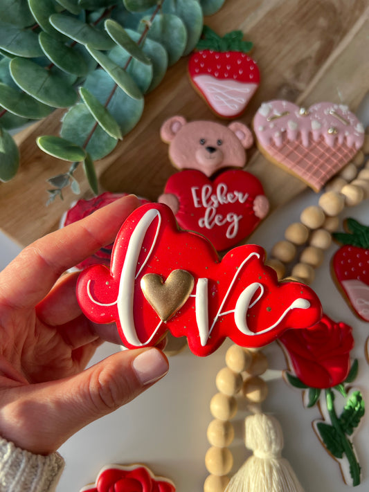 valentinsdagen valentines day cookies kjeks valentineskjeks