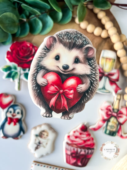 Valentinskjeks Pinnsvin med hjerte